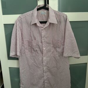 Men's Vintage Striped Button Up